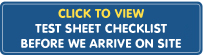 Air Test Sheet Checklist Before We Arrive On Site